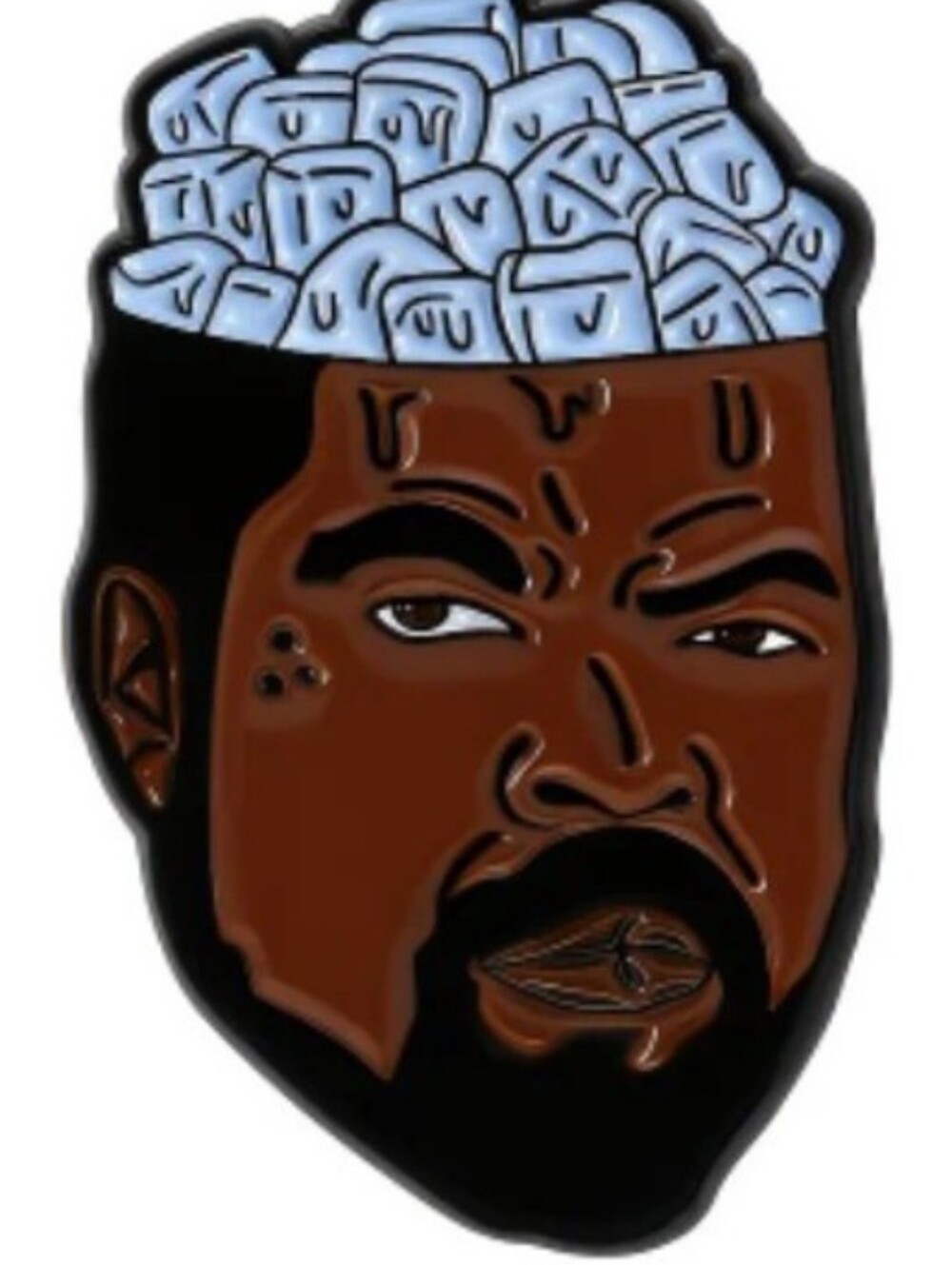 Rapper Enamel Lapel Pin